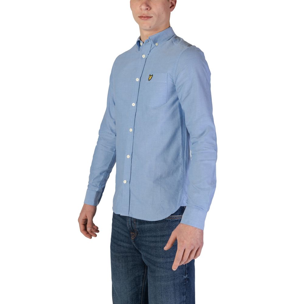 Lyle & Scott Blaues Hemd aus Bio-Baumwolle